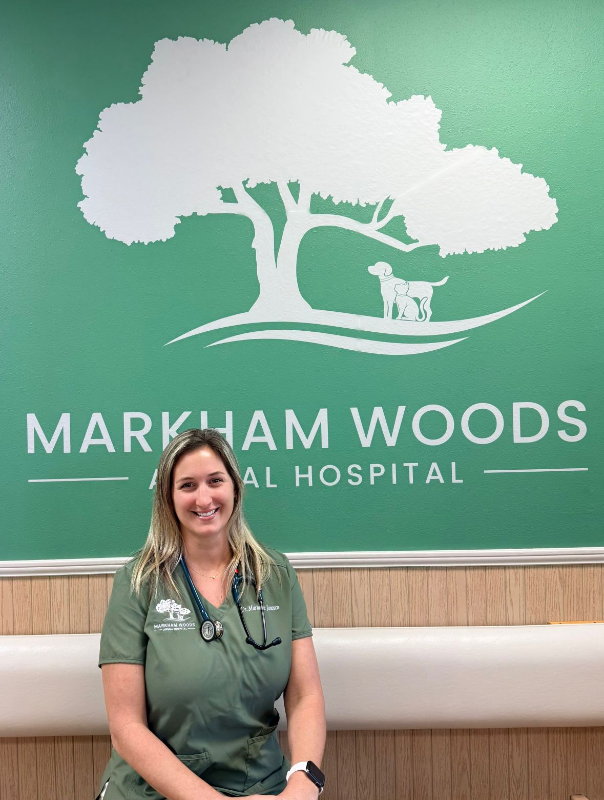 Dr. Marianne Janosco sitting and smiling